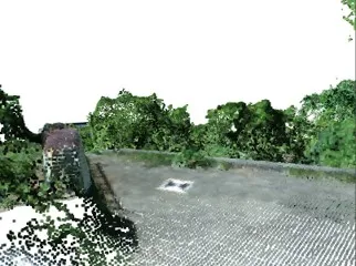 3次元点群データへの取り込み